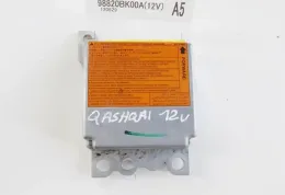 9820BK00A AirBag (SRS) control unit Nissan Qashqai 2012