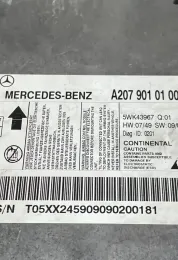 5WK43907 блок управления AirBag (SRS) Mercedes-Benz E C207 W207 2010