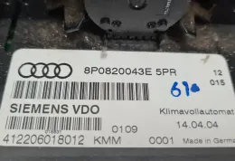 8P0820043E блок управління кондиціонера Audi A3 S3 8P 2004 р.в.