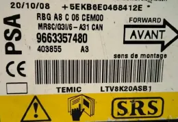 48586 блок управління AirBag (SRS) Citroen C3 2002