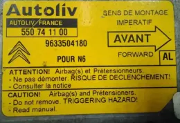 48534 блок управління AirBag (SRS) Citroen Xsara 2000