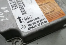 0028203226 блок управления airbag (srs) Mercedes-Benz E W210 2000