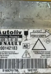 B193CF01I96 блок управління AirBag (SRS) Renault Laguna II 2002