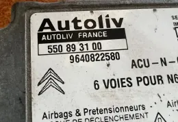 550893100 блок управления AirBag (SRS) Citroen Xsara Picasso 2000