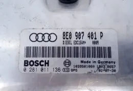 E2A1252 блок управління двигуном Audi A4 S4 B6 8E 8H 2001