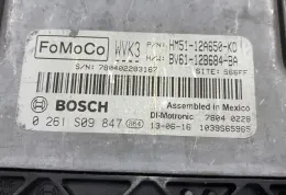 Блок управления ECU HM5112A650KD ford focus 1.6 2.0 hm51-12a650-kd 0261s09847