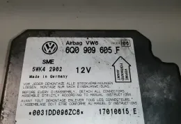 6Q0909605F блок управління AirBag (SRS) Volkswagen Bora 2001
