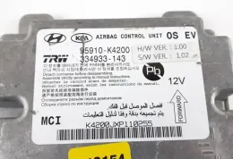 334933143 блок управления AirBag (SRS) Hyundai Kona I 2020