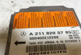 500402212288 блок управління AirBag (SRS) Mercedes-Benz CLS C219 2008