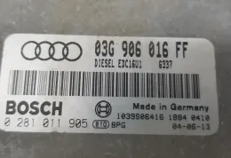 03G906013FF блок управления двигателем Audi A3 S3 8L 2000