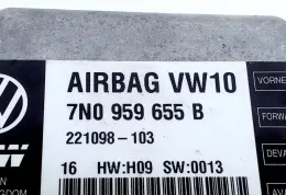 7N0959655B блок управления AirBag (SRS) Volkswagen Sharan 2011