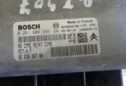 9663696780 блок управления ECU Peugeot 407 2008