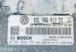 0281016794 блок управления ECU Volkswagen Jetta V 2009