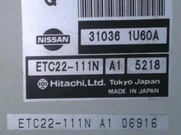 310361U60A блок управления коробкой передач Nissan