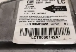 LCT0060142A блок управления AirBag (SRS) Opel Corsa C 2003