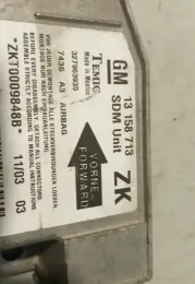 ZKT0009848B блок управління AirBag (SRS) Opel Meriva A 2004
