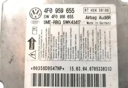 SW4F0910655 блок управління AirBag (SRS) Audi A6 S6 C6 4F 2005