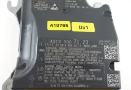 A2139020813 AirBag (SRS) control unit Mercedes-Benz E W213 2016