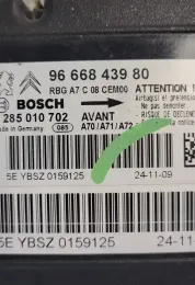 YBSV0159125 блок управління AirBag (SRS) Peugeot 207 2009