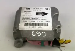 24416692DH блок управління AirBag (SRS) Opel Corsa B 1997