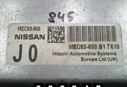 MEC93-600B17X10 блок управління ECU Nissan Qashqai 2006