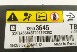 AS3645T091100282 блок управления AirBag (SRS) Opel Insignia A 2009