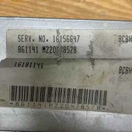 16156647 блок управління ECU Chevrolet Blazer S10 1995