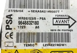 9648832180 блок управління AirBag (SRS) Peugeot 607 2003