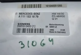 A1111531873 блок управління двигуном Mercedes-Benz C W203 2001