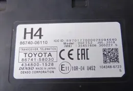 8674158030 блок управління навігацією Toyota Camry VIII XV70 2018