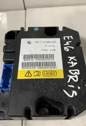 65778385223 блок управления AirBag (SRS) BMW 3 E46 2002
