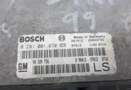 GM90589736 блок управления ECU Opel Astra G 2001