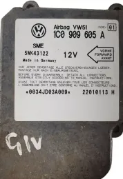 22010113H блок управління AirBag (SRS) Volkswagen Golf IV 1999