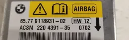 31911893102G блок управления AirBag (SRS) BMW 5 E60 E61 2006