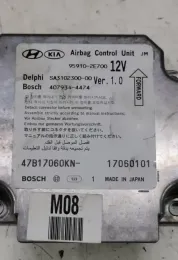 344474 блок управления AirBag (SRS) Hyundai Tucson JM 2008