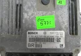 0281012549BR блок управления ECU Opel Astra H 2004