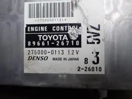 8966126710 блок управления двигателем Toyota