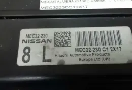 MEC32230C12X17 блок управления ECU Nissan Almera N16 2003