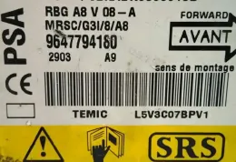48809 блок управління AirBag (SRS) Citroen C3 2002