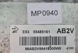 86AB2V56418300W9 блок управління ECU Opel Astra J 2011