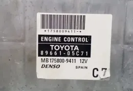 1758009411 блок управління ECU Toyota Avensis T250 2007