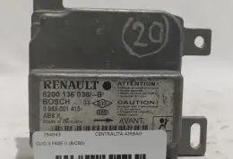 011595294 блок управления AirBag (SRS) Renault Clio II 2001