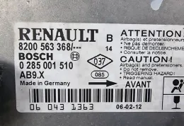 8200563368PODUSZEK блок управления AirBag (SRS) Renault Clio III 2006