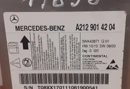 11896 блок управління AirBag (SRS) Mercedes-Benz E W212 2012
