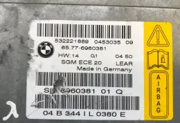 K4699 блок управління AirBag (SRS) BMW 5 E60 E61 2005