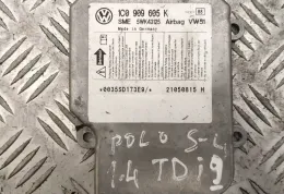 1C0969605K блок управління AirBag (SRS) Volkswagen Polo 2005