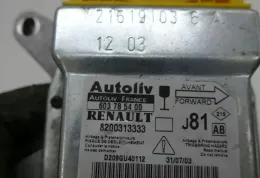 82003133333 блок управління AirBag (SRS) Renault Espace - Grand espace IV 2004