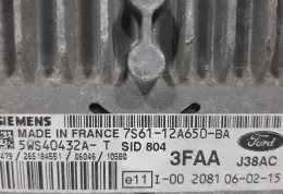 Блок управления двигателем 5WS40432AT ford fusion 1.4 tdci 7s6112a650ba 7s61-12a650-ba