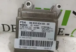 5EYBBE0277405 блок управления AirBag (SRS) Peugeot 207 2007