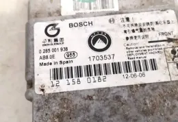 0285001935 блок управления AirBag (SRS) Geely MK 2012
